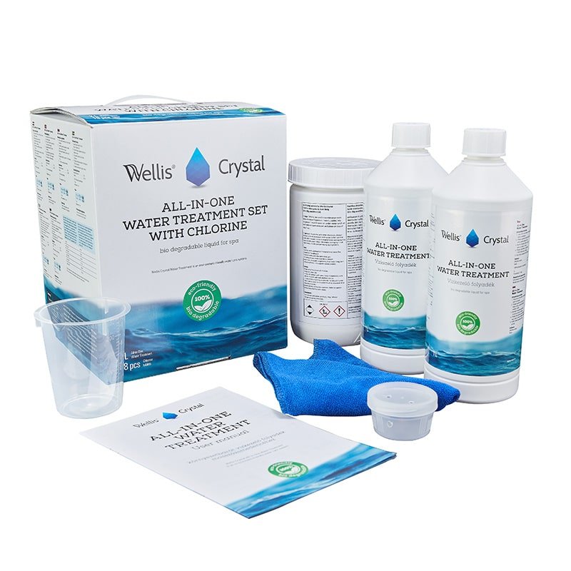Wellis Crystal pack nettoyant : avec chlore — photographie de l’ancienne fiche