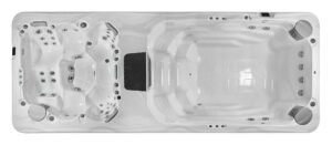 spa Rio Grande W-Flow, spa en 2 partis avec une partie relaxation et une partie fitness