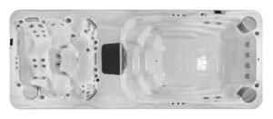 spa Rio Grande W-Flow, spa en 2 partis avec une partie relaxation et une partie fitness