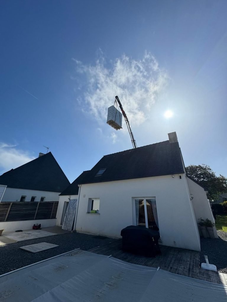 Une arrivée par les airs — vue 2